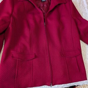 East 5th Women's Burgundy Quilted Jacket